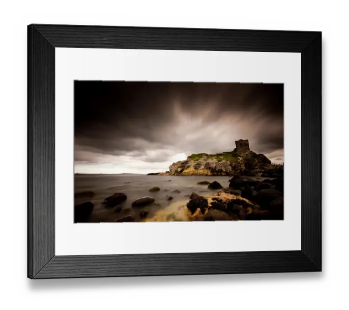Framed Print : Kinbane Castle