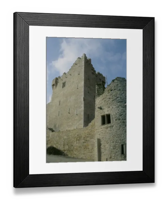 Framed Print : Architecture, Building Structure, Castle, Cloud, Color Image, County Galway