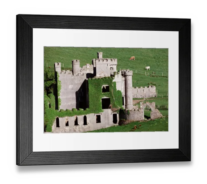 Framed Print : King of the Castle and local landlord in the early 1800s. The Castle is 2km (1. 2mi) from Clifden Framed Print : King of the Castle and local landlord in the early 1800s. The Castle is 2km (1. 2mi) from Clifden