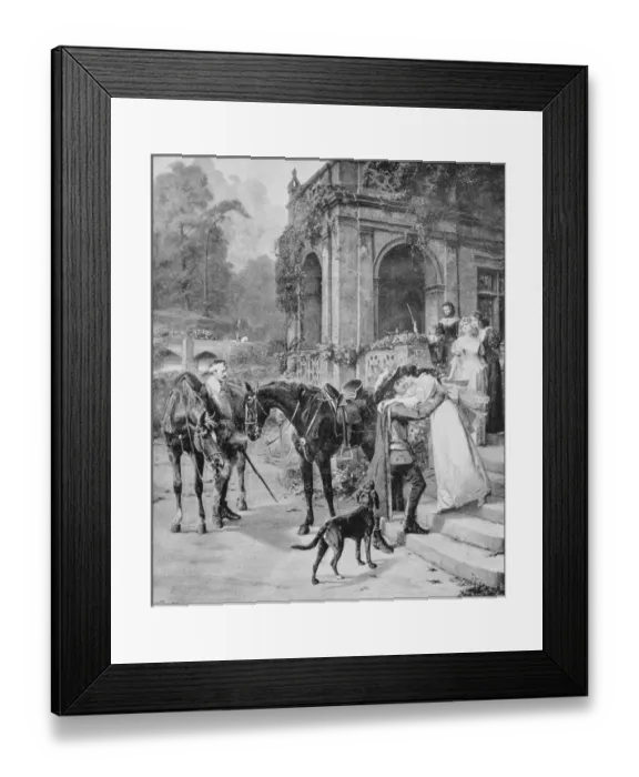 Framed Print : Antique photo of paintings: Safe Framed Print : Antique photo of paintings: Safe