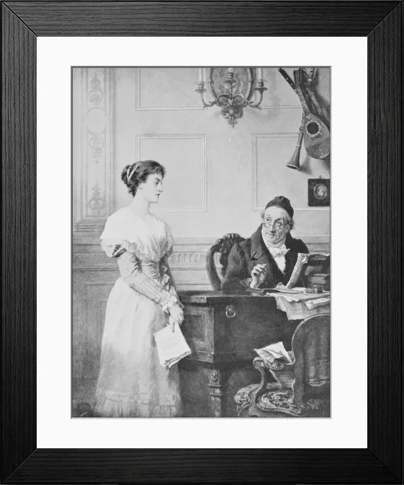 Framed Print : Antique photo of paintings: Old master Framed Print : Antique photo of paintings: Old master