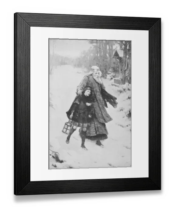 Framed Print : Antique photo of paintings: King Framed Print : Antique photo of paintings: King