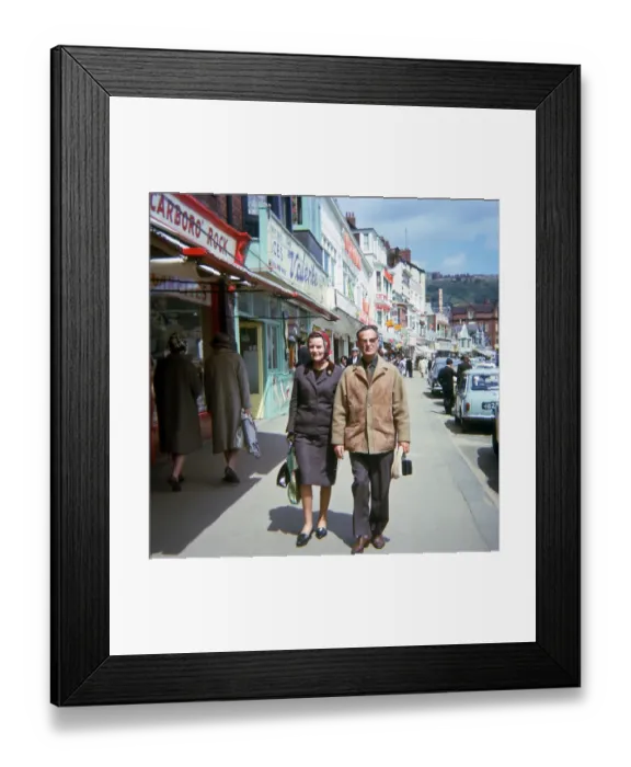 Framed Print : Scarborough in the 1960 s