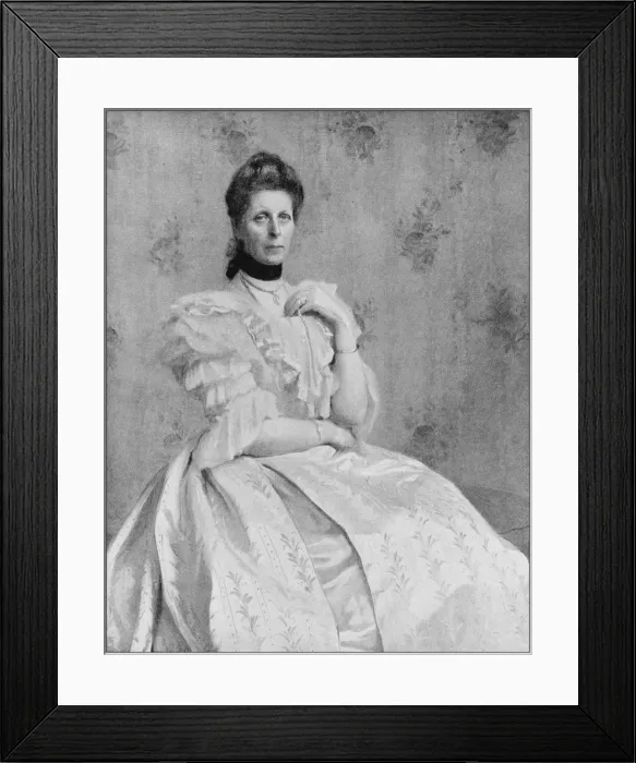 Framed Print : Antique photo of paintings: Woman Framed Print : Antique photo of paintings: Woman
