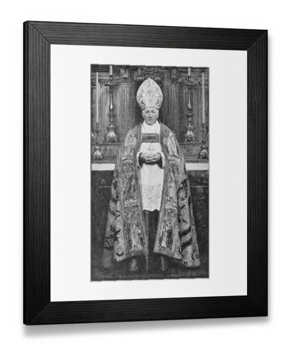 Framed Print : Antique photo of paintings: Bishop Framed Print : Antique photo of paintings: Bishop