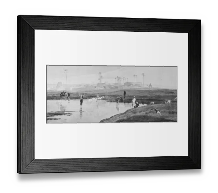 Framed Print : Antique photo of paintings: Egypt Framed Print : Antique photo of paintings: Egypt