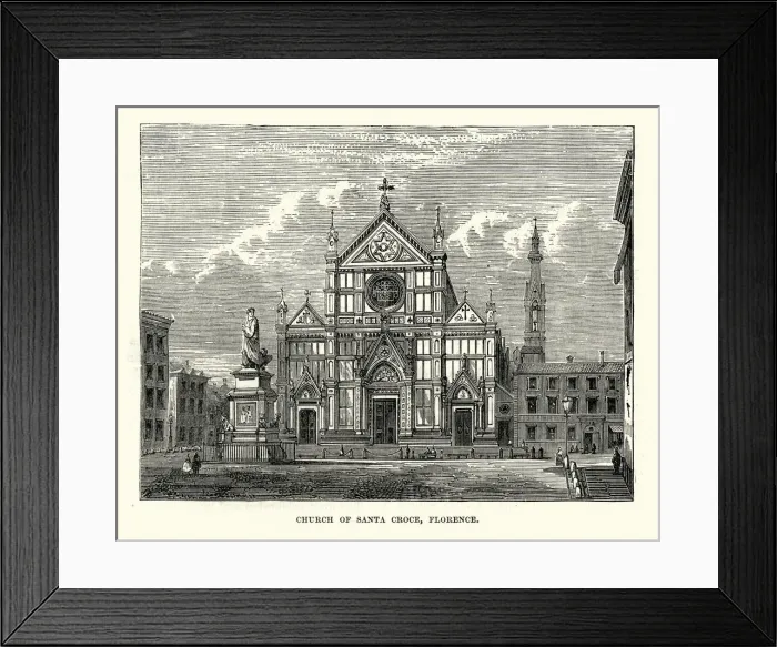 Framed Print : Basilica di Santa Croce, Florence Framed Print : Basilica di Santa Croce, Florence