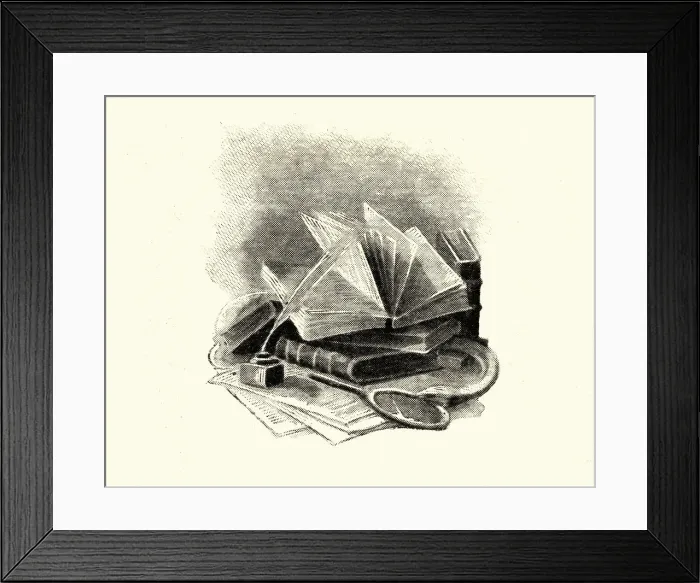 Framed Print : Manon Lescaut - Old books Framed Print : Manon Lescaut - Old books