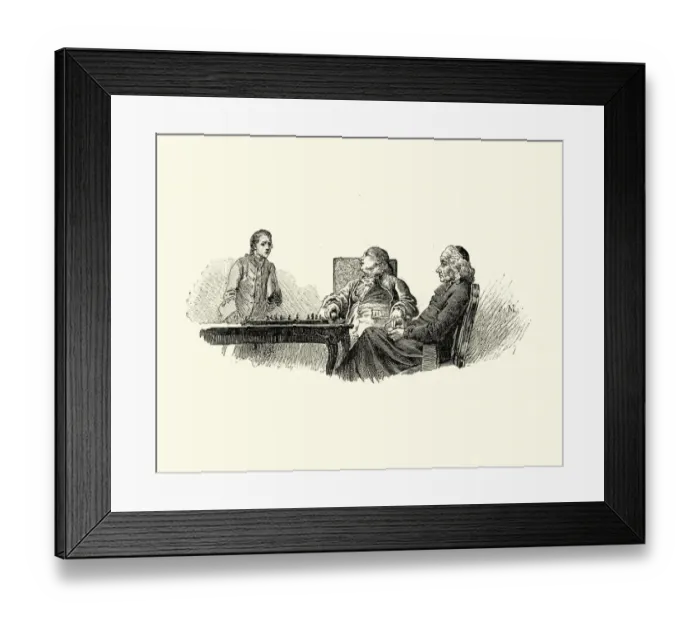 Framed Print : Manon Lescaut - Game of chess interrupted Framed Print : Manon Lescaut - Game of chess interrupted