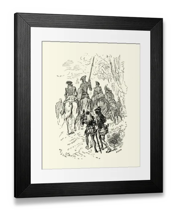 Framed Print : Don Quixote and the Duchess Framed Print : Don Quixote and the Duchess