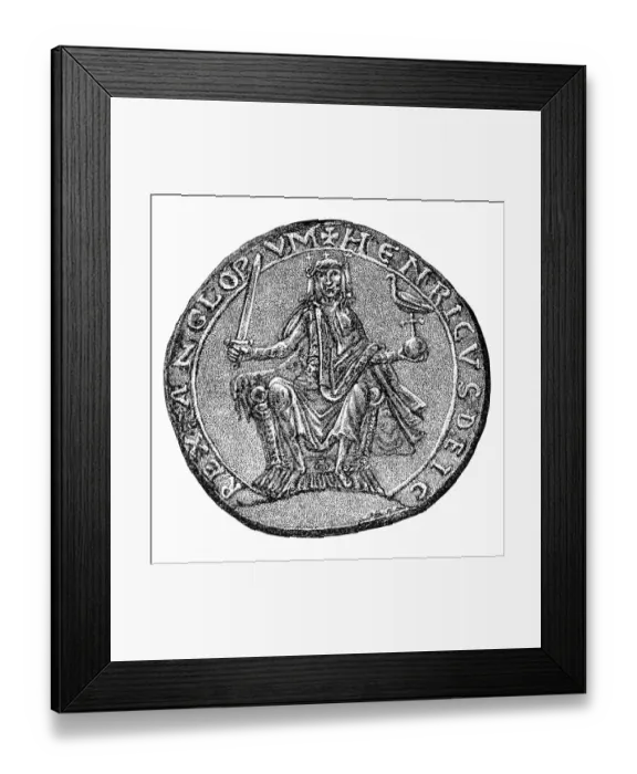 Framed Print : Seal of Saint Henry II, Holy Roman Emperor Framed Print : Seal of Saint Henry II, Holy Roman Emperor