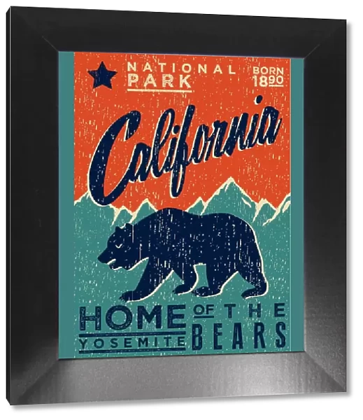 California Bear Poster