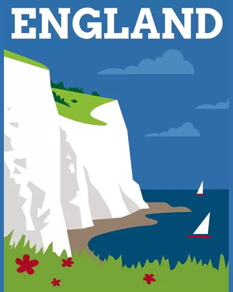 England Travel Poster
