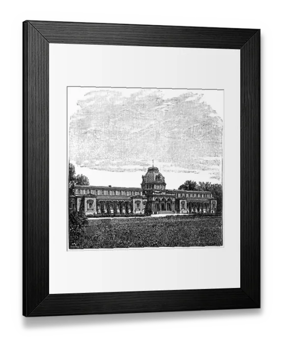 Framed Print : Bath House in Margaret Island, Budapest, Hungary Framed Print : Bath House in Margaret Island, Budapest, Hungary