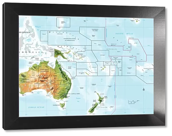 compass rose, equator, indian ocean, international dateline, map, melanesia