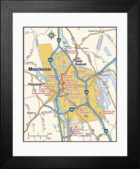 Framed Print : Reference Maps, 139265777