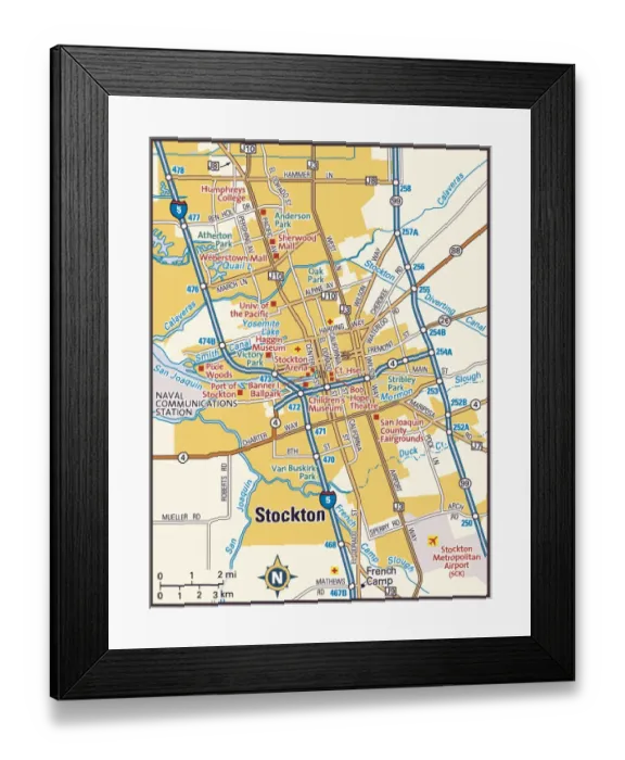 Framed Print : Reference Maps, 139265712