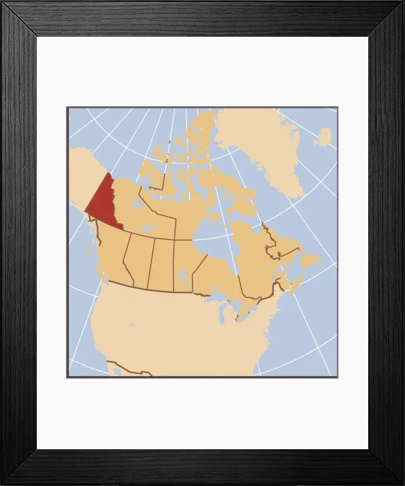 Framed Print : Newfoundland and Labrador reference map Framed Print : Newfoundland and Labrador reference map