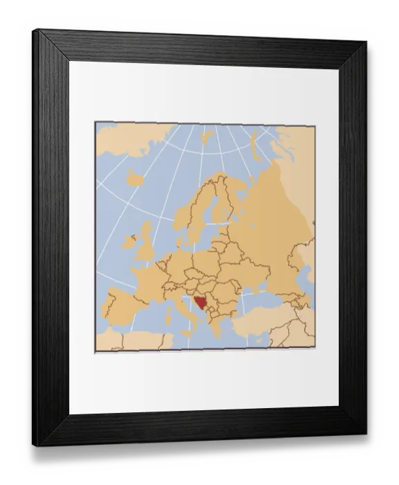 Framed Print : Georgia Republic reference map Framed Print : Georgia Republic reference map