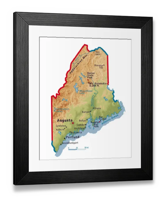 Framed Print : Reference Maps, 103745695 Framed Print : Reference Maps, 103745695