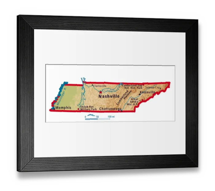 Framed Print : Reference Maps, 103745677