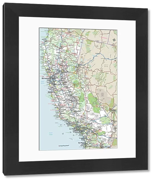 California Highway Map
