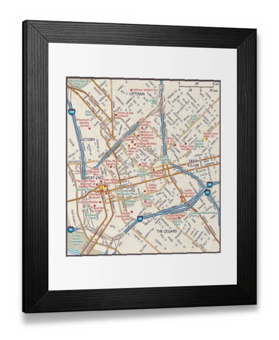 Framed Print : Downtown Dallas, Texas Framed Print : Downtown Dallas, Texas