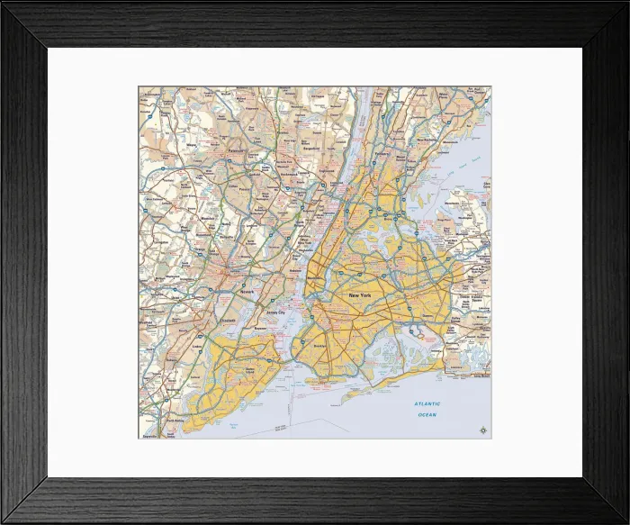 Framed Print : New York, New York area