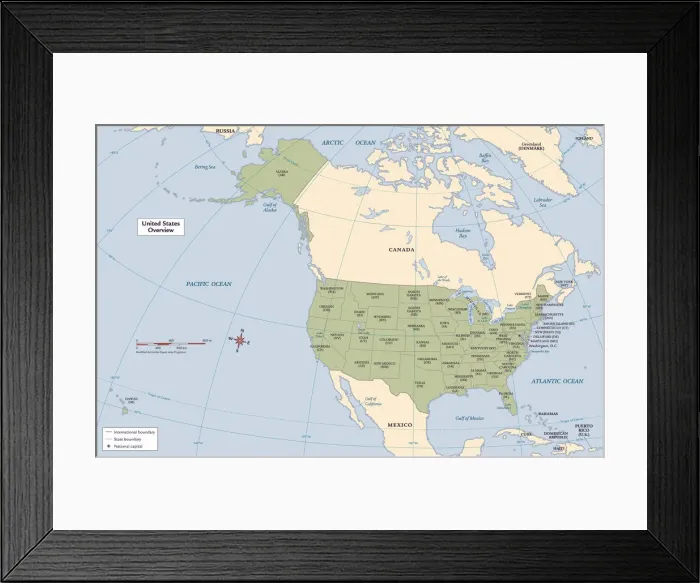 Framed Print : Reference Maps Framed Print : Reference Maps