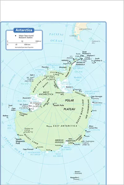 antarctica, azimuthal equal area projection, cartography, indian ocean, map, no people