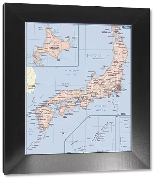Japan country map