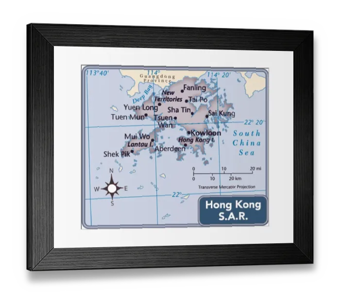 : Hong Kong map : Hong Kong map