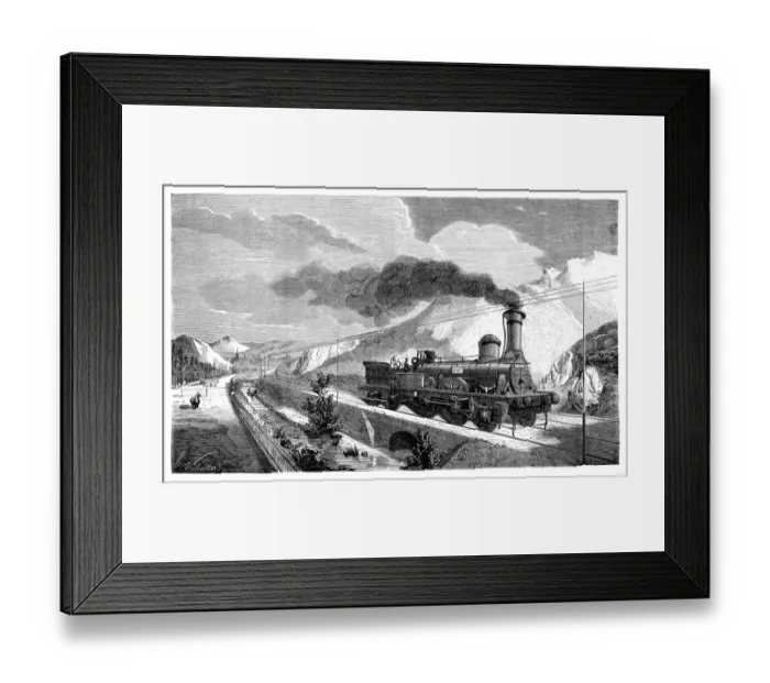 Framed Print : Steam locomotive with coal car Framed Print : Steam locomotive with coal car