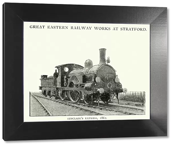 Great Eastern Railway Single Express Locomotive, 1862