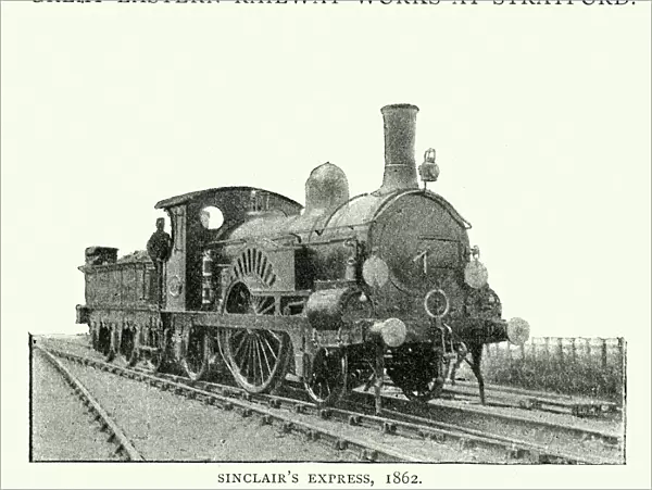Great Eastern Railway Single Express Locomotive, 1862