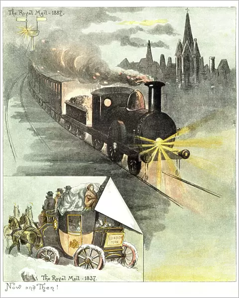 Transporting the Royal Mail in 1837 and 1887