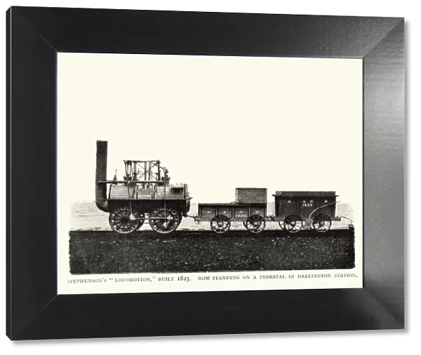 Stephensons Locomotion steam train