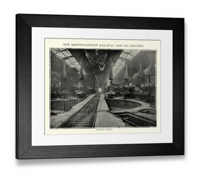 Framed Print : North Easten Railway Factory, 1892 Framed Print : North Easten Railway Factory, 1892