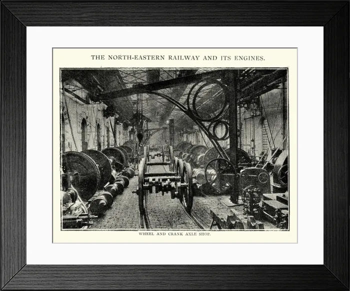 Framed Print : North Easten Railway Factory, 1892 Framed Print : North Easten Railway Factory, 1892