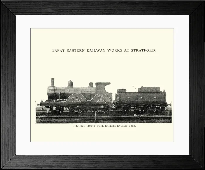 Framed Print : Holdens Liquid Fuel Express Victorian Train Framed Print : Holdens Liquid Fuel Express Victorian Train