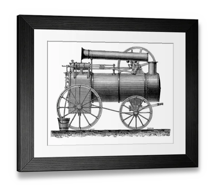 Framed Print : Traction engine Framed Print : Traction engine