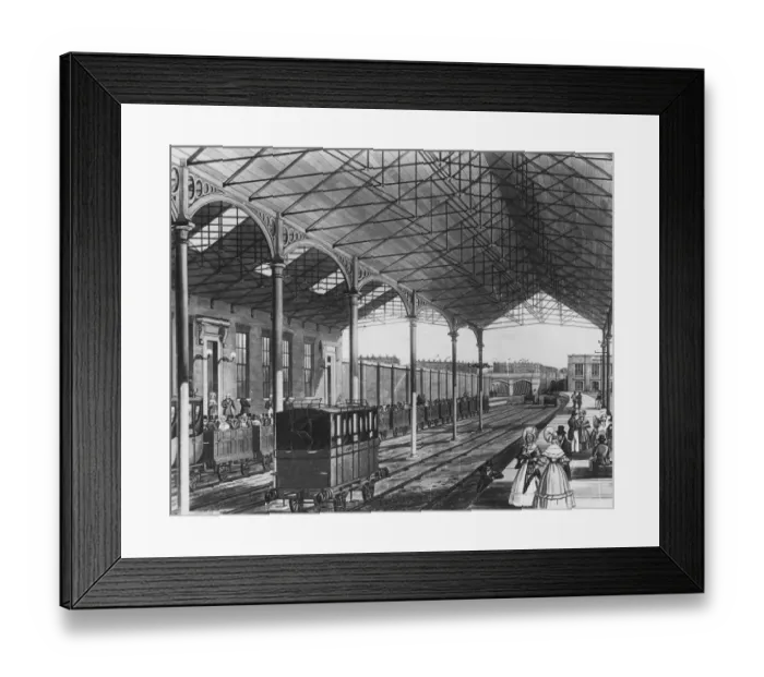 Framed Print : Euston Station Framed Print : Euston Station