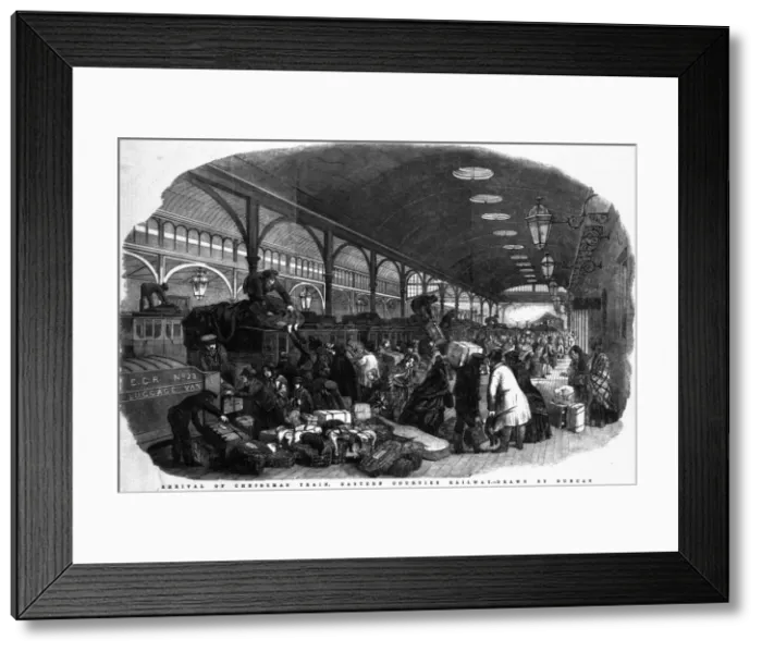 Framed Print : Christmas Train