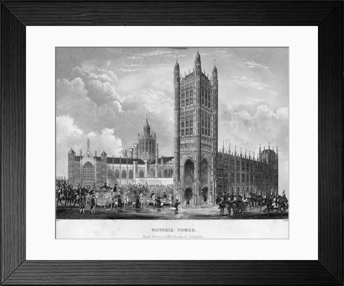 Framed Print : Victoria Tower Framed Print : Victoria Tower