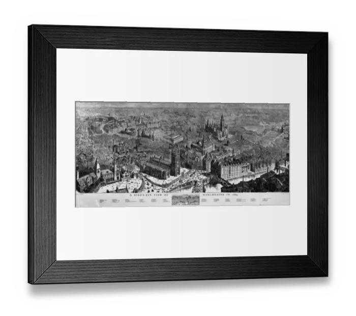 Framed Print : Manchester Framed Print : Manchester