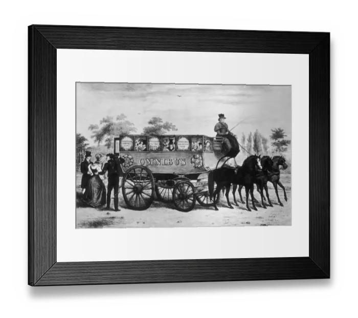 Framed Print : London Omnibus