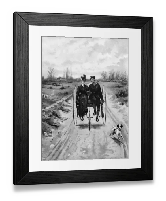 Framed Print : Bicycle For Two Framed Print : Bicycle For Two