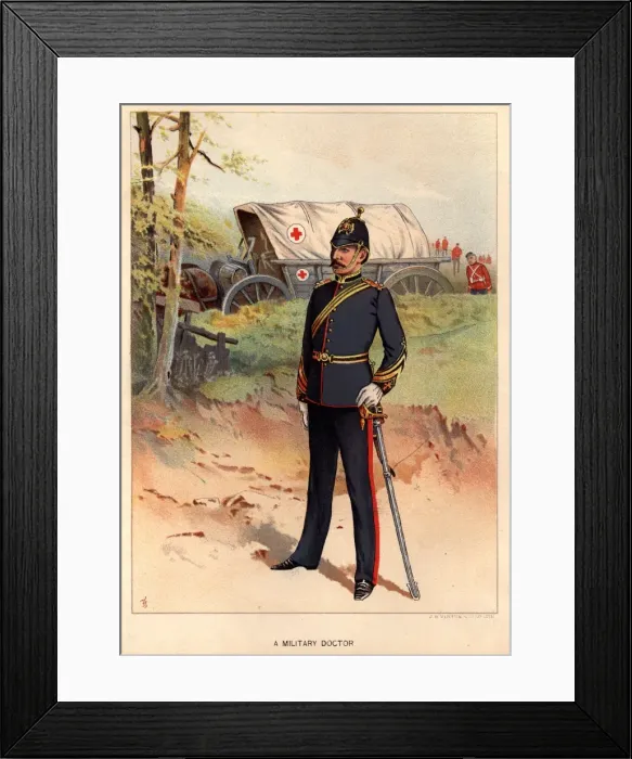 Framed Print : Military Doctor Framed Print : Military Doctor