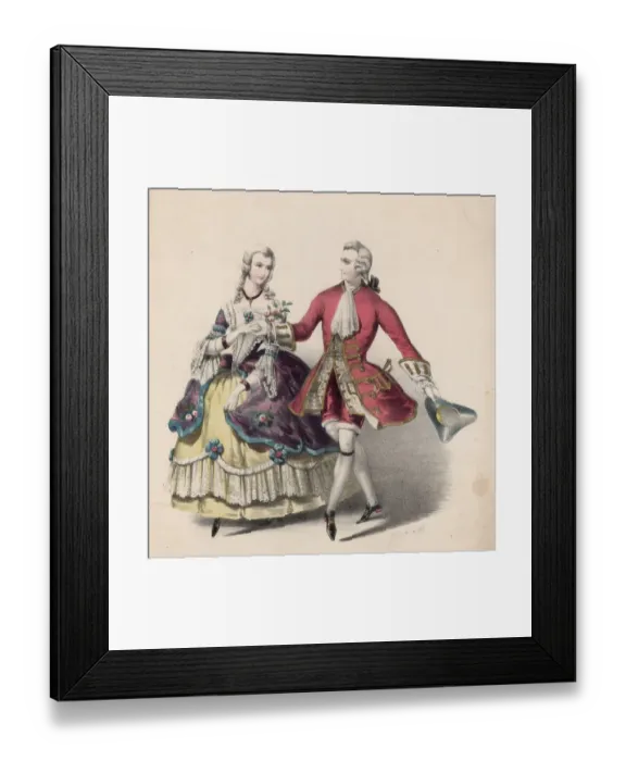 Framed Print : Courtly Dance Framed Print : Courtly Dance