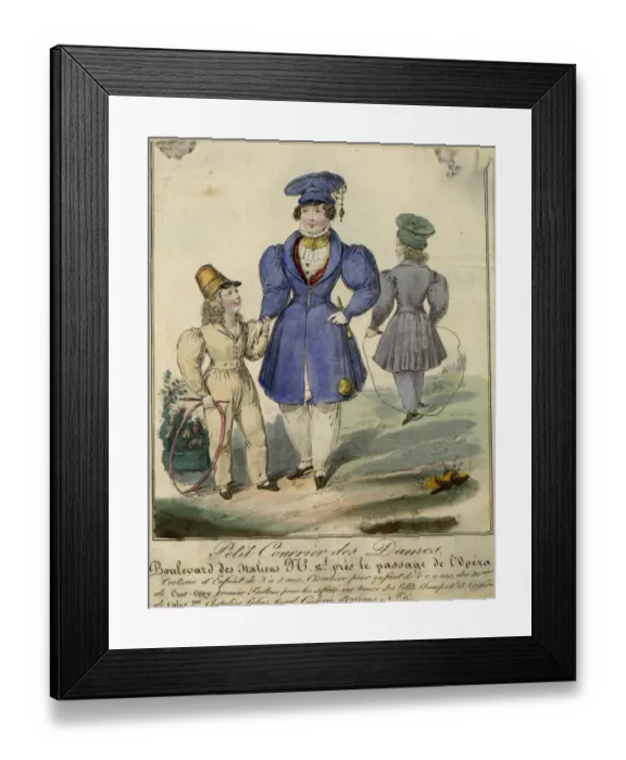 Framed Print : Fashions For Children Framed Print : Fashions For Children